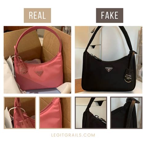 prada triangle bag fake|How to Spot a Fake Prada Bag .